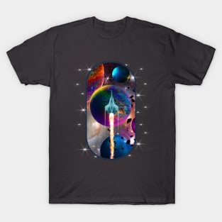 Spaceship on a Planetary Journey T-Shirt